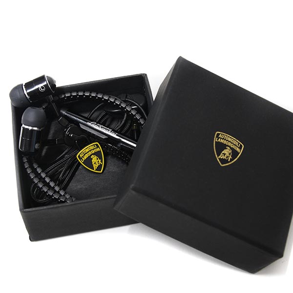 Lamborghini Earphone (Zipper type /Black)