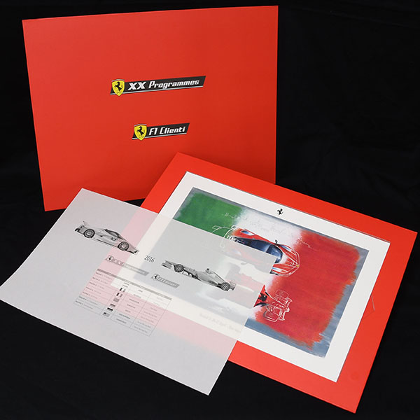 Ferrari XX Programmes & F1 Clienti Custmer lithograph