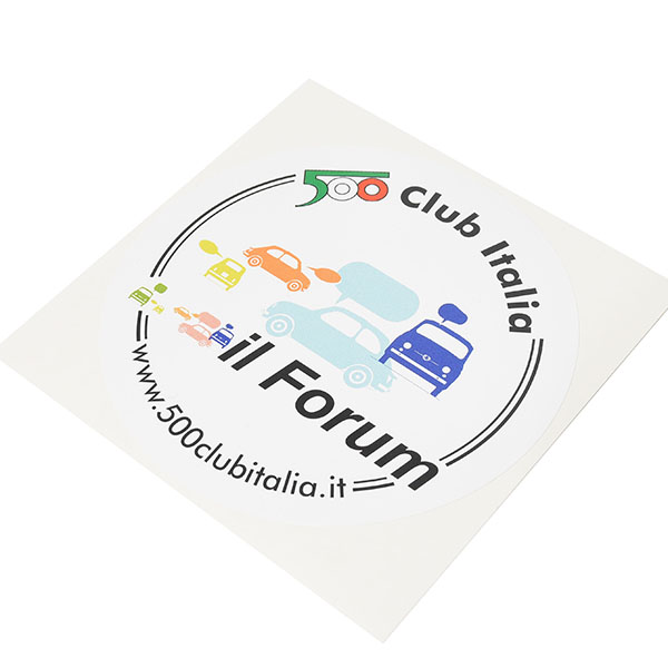 FIAT 500 CLUB ITALIA Sticker-il Form-