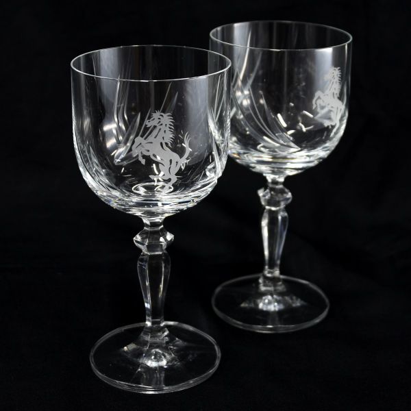 Ferrari Cavallino Wine Glass Set