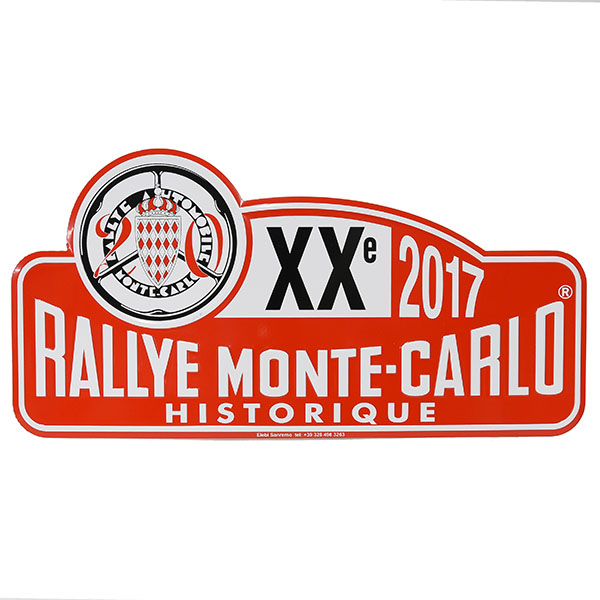 Rally Monte Carlo Historique2017 Official Metal Plate(Large)