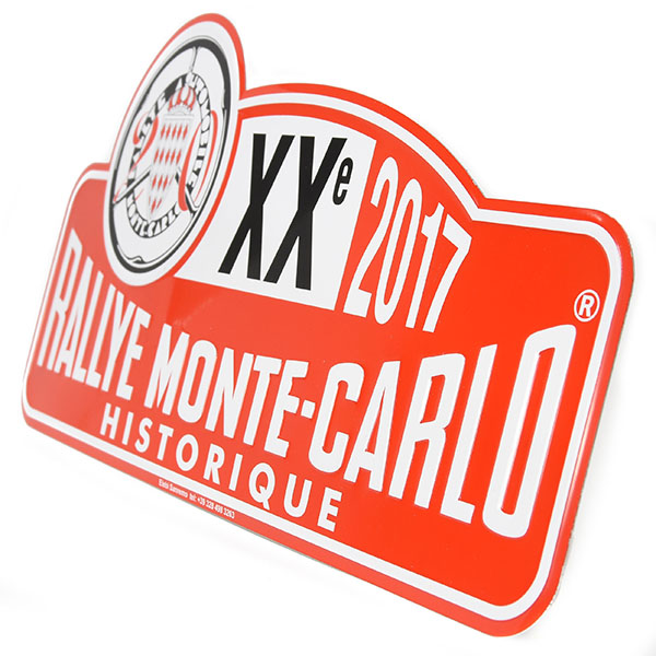 Rally Monte Carlo Historique2017 Official Metal Plate(Large)