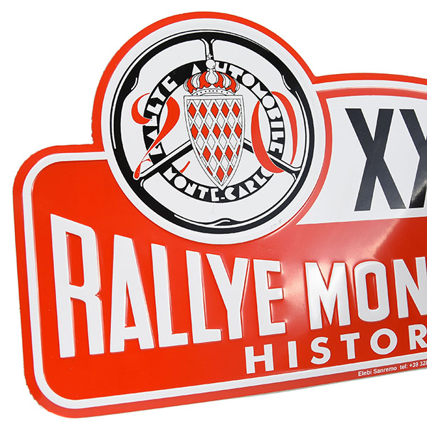 Rally Monte Carlo Historique2017 Official Metal Plate(Large)
