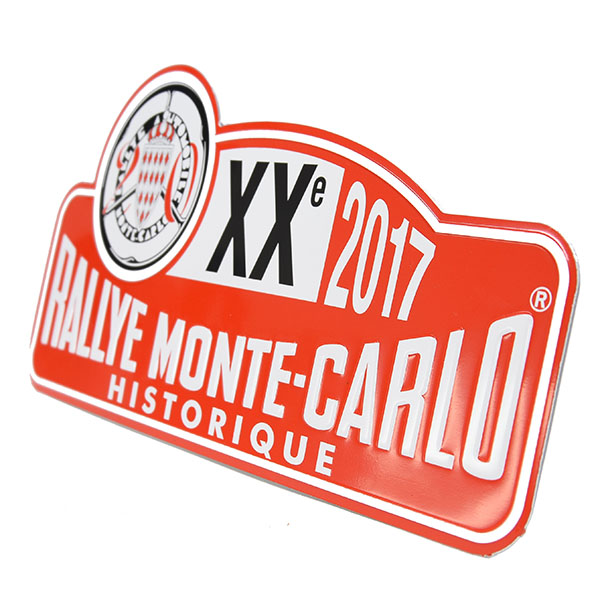 Rally Monte Carlo Historique2017 Official Metal Plate(Small)