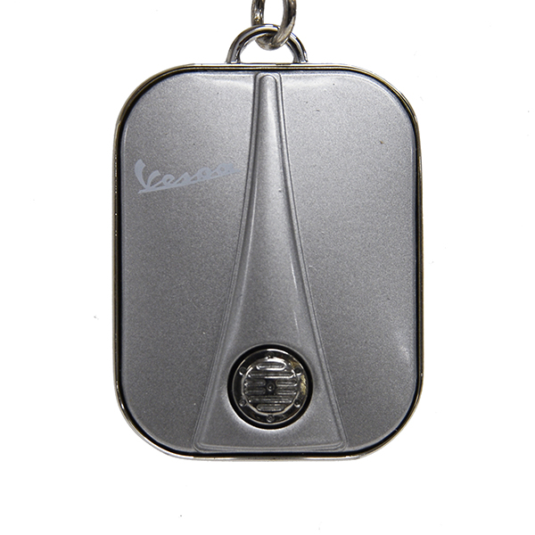 Vespa Official Front Cowl Shaped Keyring(Silver) 