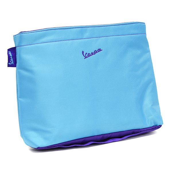 Vespa Official Nylon Clutch Bag(Blue)