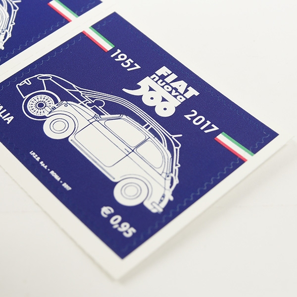 FIAT 500 60anni Memorial Stamp Set
