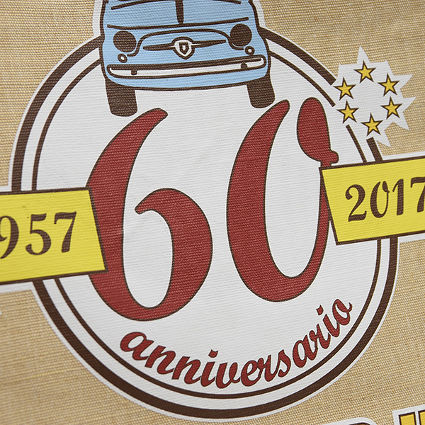 FIAT 500 CLUB ITALIA 500 60 anni Memorial Canvas Tote Bag