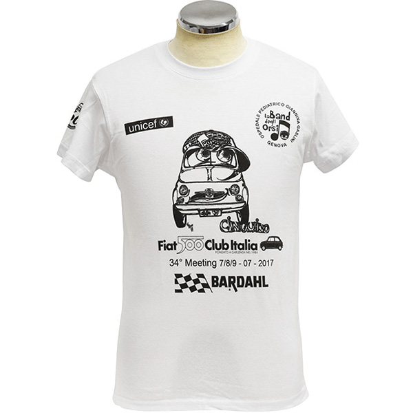 FIAT 500 CLUB ITALIA CLUB Meeting 2017 Memorial T-Shirts