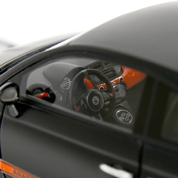 1/43 ABARTH 595 Miniature Model(Mat Black) by BBR