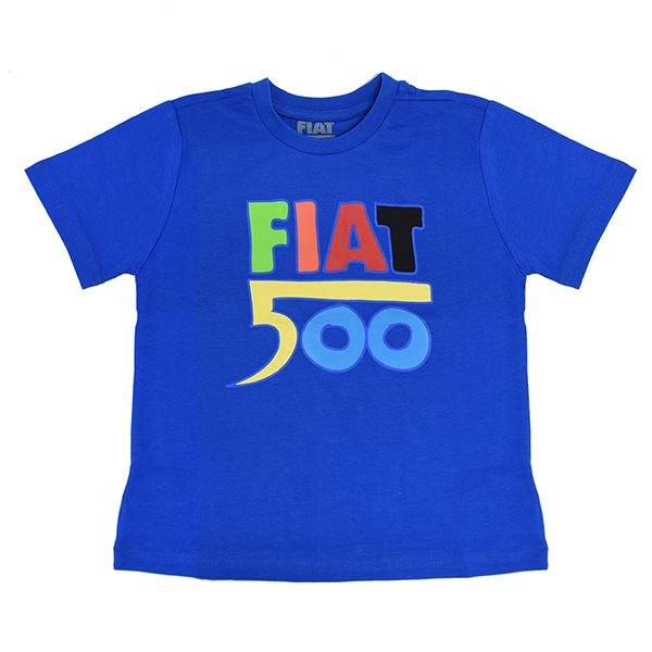 FIAT Nuova 500 T-Shirts for Kids(Blue)