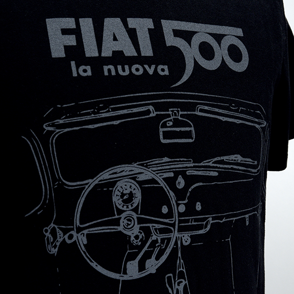 FIAT Nuova 500 T-Shirts(Black)