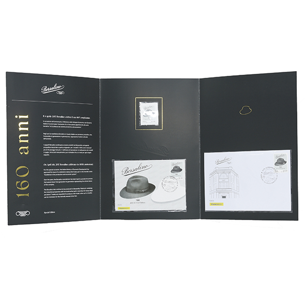 Borsalino 160anni Memorial Stamp Set