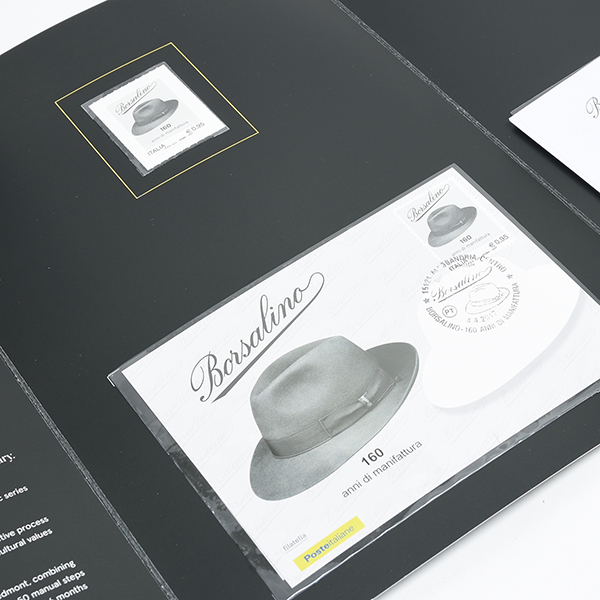 Borsalino 160anni Memorial Stamp Set