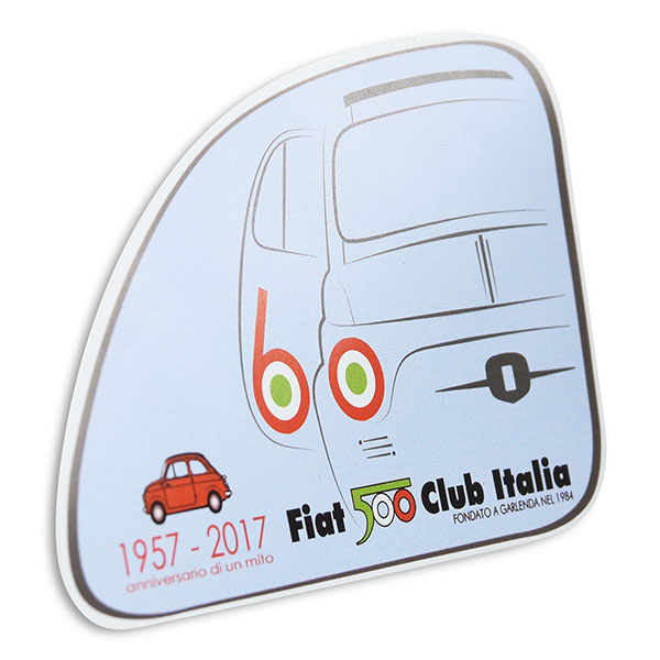 FIAT 500 CLUB ITALIA FIAT 500 60 Memorial Sticker