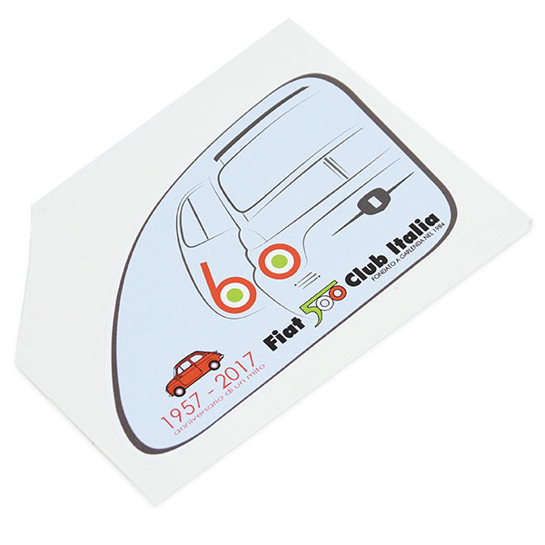 FIAT 500 CLUB ITALIA FIAT 500 60 Memorial Sticker