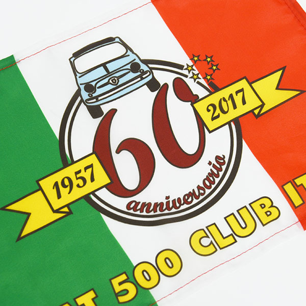 FIAT 500 CLUB ITALIA FIAT 500 60 Anni Memorial Flag