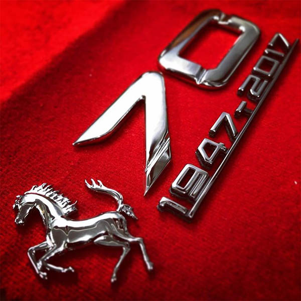 Ferrari Genuine 70anni Memorial Emblem