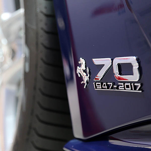 Ferrari Genuine 70anni Memorial Emblem