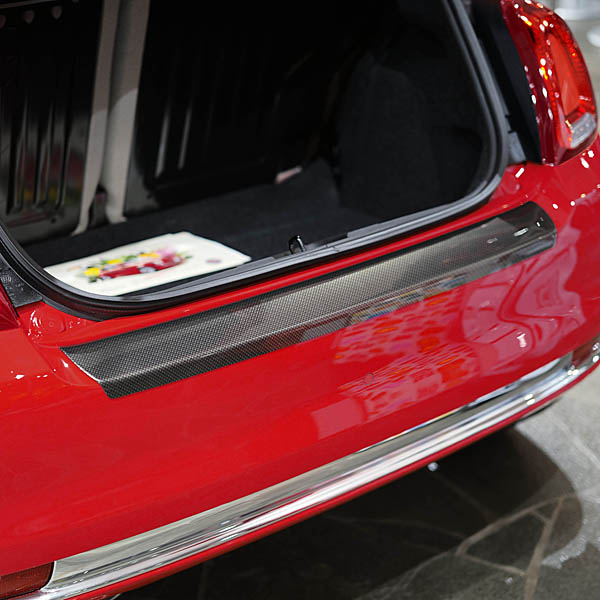 FIAT 500(series 4) Rear Bumper Protector(Carbon Look)