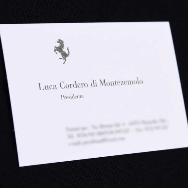 Luca montezemoro Business Card