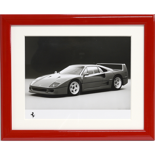 Ferrari F40 Press Photo with Frame