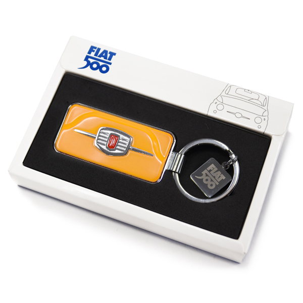 FIAT Nuova 500 Front Grill Keyring(yellow)