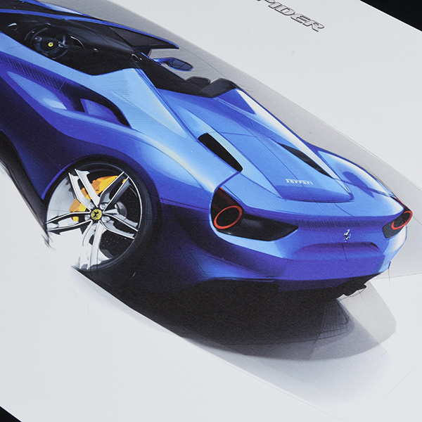 Ferrari 488 Spider Memorial Litograph for VIP Guest 