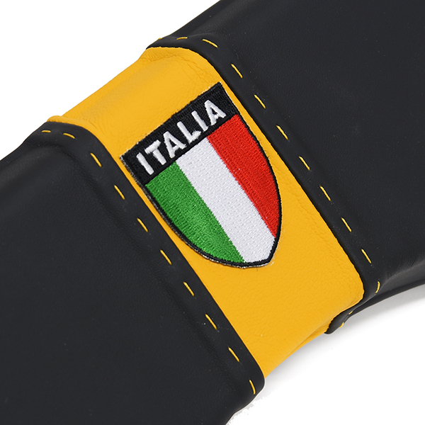 ABARTH/FIAT 500/595 Leather Hat Shelf Panel-Smorking-(Yellow)