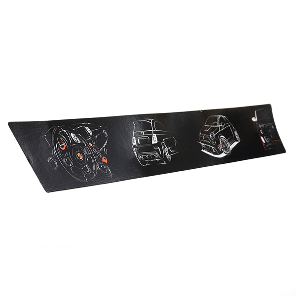 ABARTH 500/595 Instrument Panel Illustration Decor(for LHD/Black)