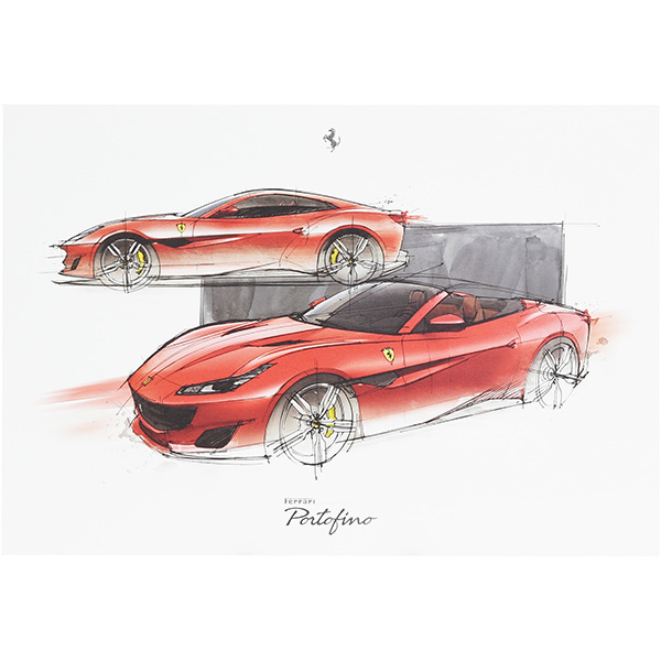 Ferrari Portofino Litograph for VIP Guest