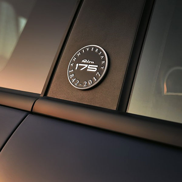 ABARTH Genuine 695 RIVALE 175 anniversario B-Piller Badge