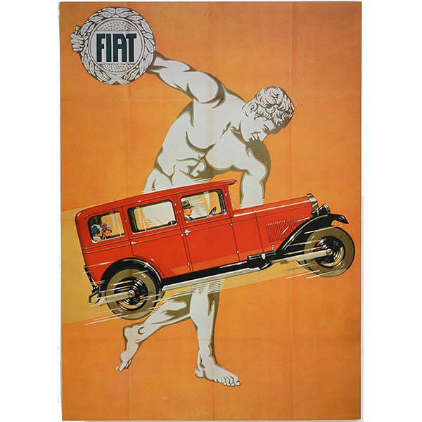 FIAT Vintage Poster Replica Type B