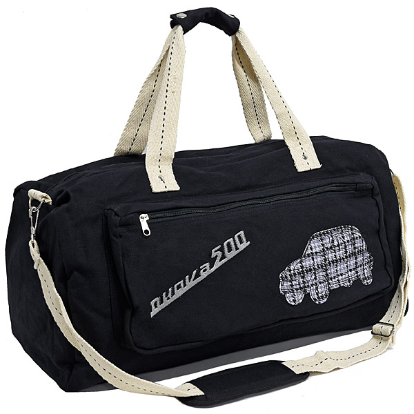 FIAT Nuova 500 Canvas Boston Bag