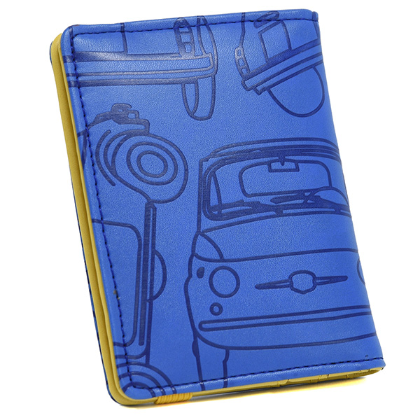 FIAT Nuova 500 Emboss Card Holder(Blue)