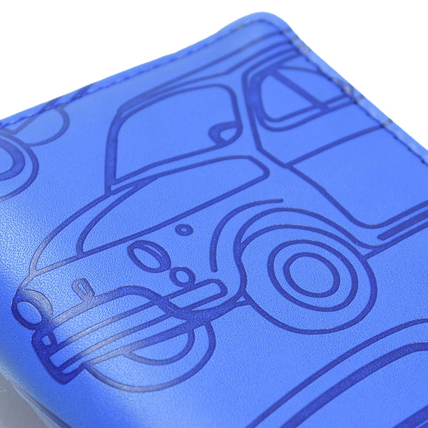 FIAT Nuova 500 Emboss Card Holder(Blue)