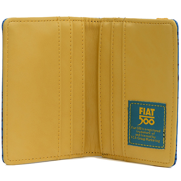 FIAT Nuova 500 Emboss Card Holder(Blue)