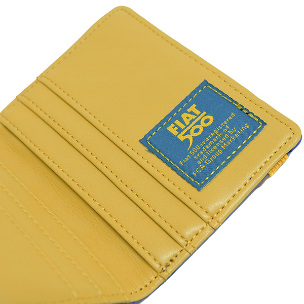 FIAT Nuova 500 Emboss Card Holder(Blue)