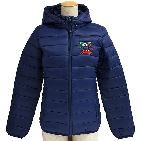 FIAT 500 CLUB ITALIA Kilting Jacket(for Women/Navy)