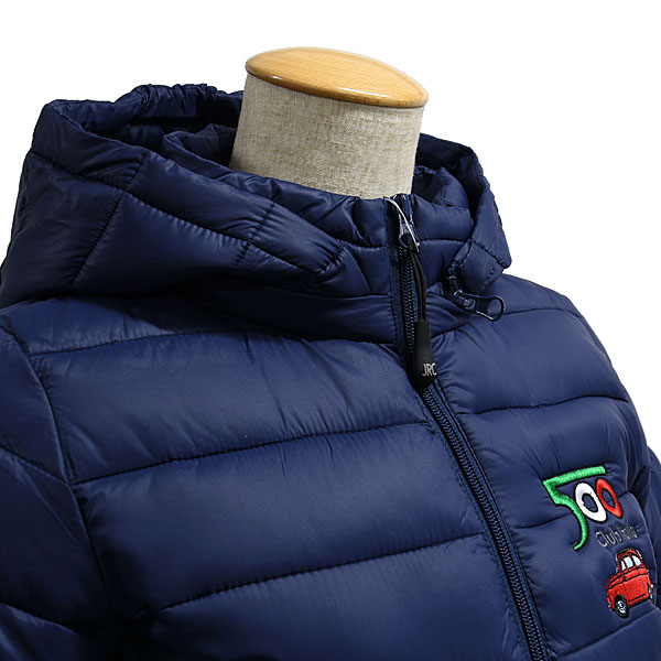 FIAT 500 CLUB ITALIA Kilting Jacket(for Women/Navy)