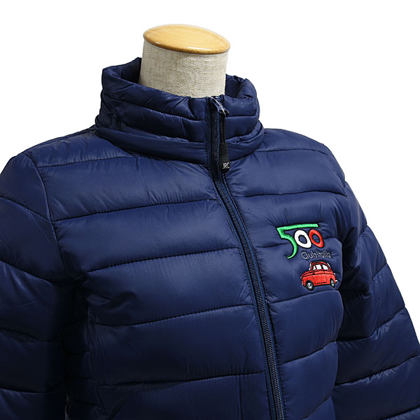 FIAT 500 CLUB ITALIA Kilting Jacket(for Women/Navy)