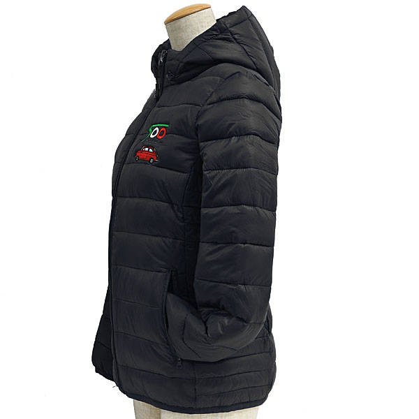 FIAT 500 CLUB ITALIA Kilting Jacket(for women/Black)