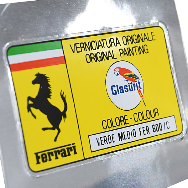 Ferrari Paint Code Sticker(VERDE MEDIO FER 600/C)