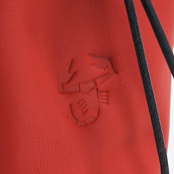 ABARTH Leather Pochet (Red)