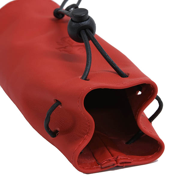 ABARTH Leather Pochet (Red)