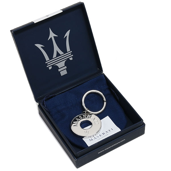MASERATI Essential Palladium Keyring(Silver)