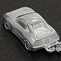 Ferrari 348TB Sterling Silver Keyring