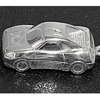 Ferrari 348TB Sterling Silver Keyring