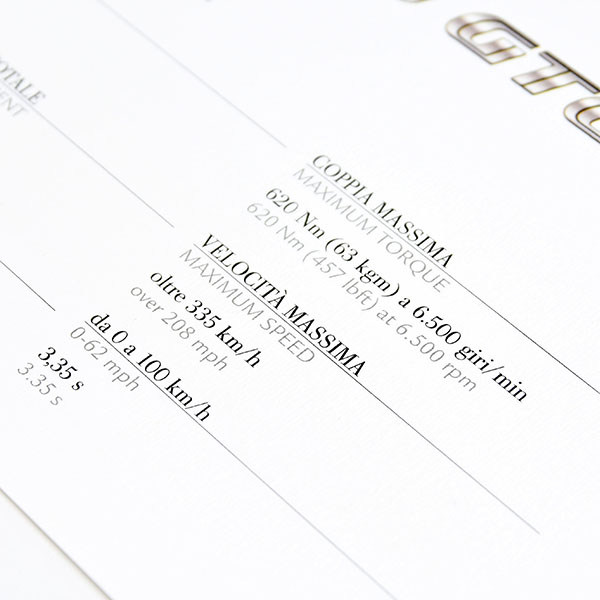 Ferrari 599GTO Data Card