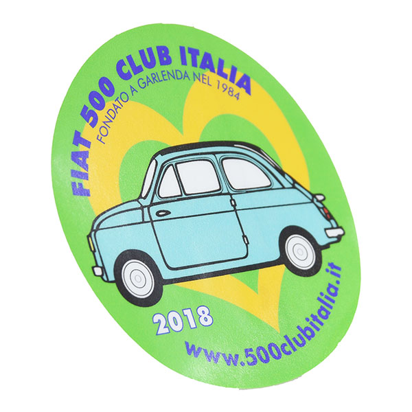 FIAT 500 CLUB ITALIA 2018 Sticker